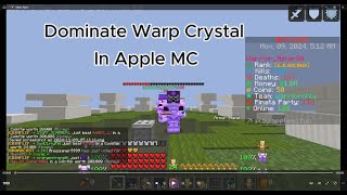 Domination Warp cpvp In Lifesteal Realm  APPLE MC  KING OF WARP CRYSTAL applemc applemccup [upl. by Bekelja]