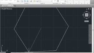 C00305 Drawing Polygons AutoCAD 2014 Tutorial [upl. by Aynatal]