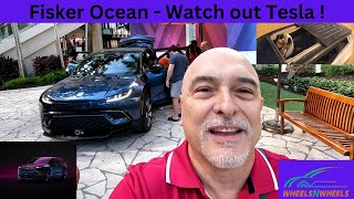 2023 Fisker Ocean One EV Model Overview and Walkaround [upl. by Orson]