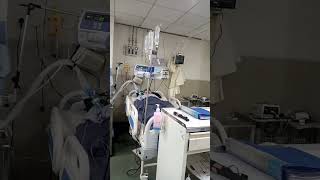 ARDS Patient On Ventilator Machine ICU 💉 [upl. by Ahtaga]