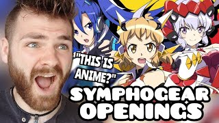 First Time Reacting to quotSYMPHOGEAR Openings 17quot  New Anime Fan  FIRST TIME REACTION [upl. by Isied135]