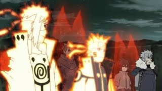 Naruto nine tails with Sage mode amp Sasuke Uchiha Vs ten tails with Madara Uchiha 720p in Eng dub [upl. by Fidelio562]