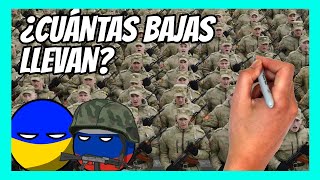 ✅ ¿Cuántas bajas llevan RUSIA y UCRANIA en la guerra  El análisis definitivo [upl. by Anaiv805]