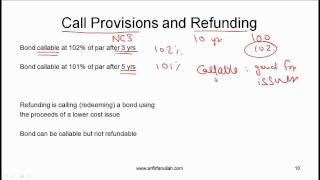 CFA Level I Features of Debt Securities Video Lecture by Mr Arif Irfanullah Part 2 [upl. by Atteloj]