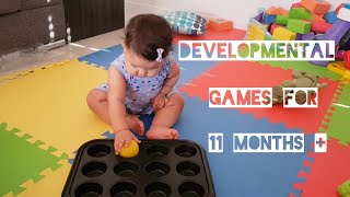 How I Entertain My 11 Month Old  Developmental Games for 11 Months [upl. by Mosora]