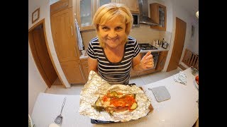 Recept na pečeného lososa s cuketou │ Zuzana Machová [upl. by Ainig]