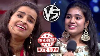 Sivaangi Vs Srinisha super singer  kanna veesi song  Comment for best voice [upl. by Ruberta43]