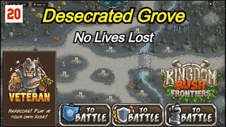 Kingdom Rush Frontiers  Desecrated Grove  Veteran   All Modes  Gameplay Walkthrough [upl. by Levona]