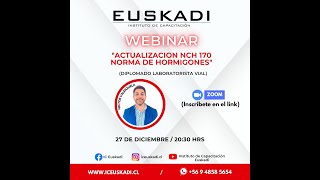 Webinar Actualizacion Nch 170 norma de Hormigones [upl. by Neurath]