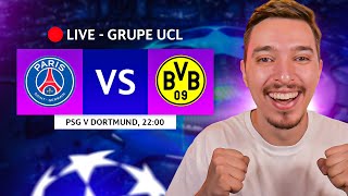 REACTIONAM LIVE LA PSG 20 BORUSSIA DORTMUND INCEP GRUPELE CHAMPIONS LEAGUE 2023 IN FORTA [upl. by Novelia362]