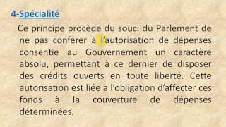 finances publiques S4 quot les principes budgétaires quot [upl. by Atihcnoc]