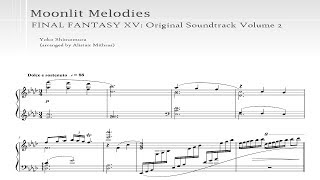 Moonlit Melodies Piano  FINAL FANTASY XV Original Soundtrack Volume 2 [upl. by Natalina]