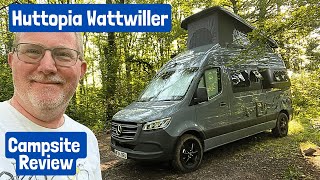 CAMPSITE REVIEW Check out HUTTOPIA WATTWILLER by Campervan [upl. by Airelav]