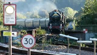 Mayflower Railtour arrives at Exeter St Davids 27th September 2024 [upl. by Mitch]