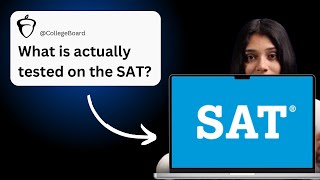 What is actually tested on the SAT [upl. by Ellener]