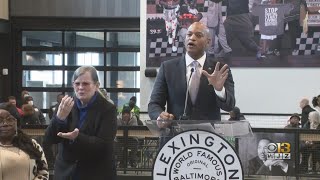 Nice thing for the community Redeveloped Lexington Market starts new chapter in Baltimore [upl. by Edia]