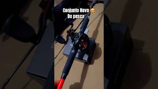 Conjunto Novo de Pesca 🎣 Carretilha Zeeo Destiny  Vareta Zest de 20 a 40LB  210m 🐶🐶 fishing [upl. by Kelam]