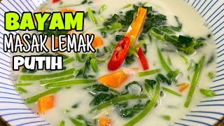 Bayam Masak Lemak Putih [upl. by Aneev]