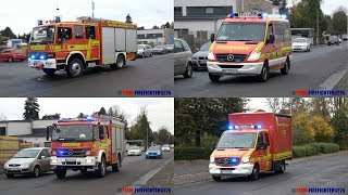 Explosion bei Dachdeckerarbeiten Abschlussübung 2017 der FF Mainhausen [upl. by Ariamoy]