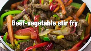 Beef vegetable stir fry [upl. by Philipps]