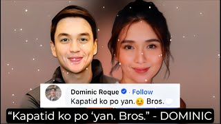 Dominic Roque Finally Addresses Kathryn Bernardo Dating Rumors [upl. by Nwahsit]