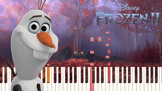 When I Am Older Josh Gad  Frozen 2  Piano Tutorial Synthesia [upl. by Yonit]