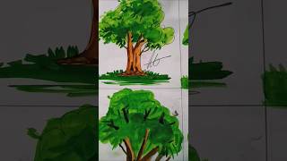 Tree drawing 🌳 ytshorts artist tree youtubeshort drawing shorts [upl. by Lawford]