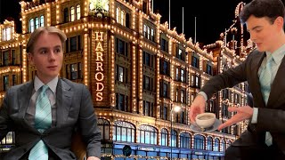 What to do in London at Christmas time Hermes Harrods Food and a visit to the Mandarin Oriental [upl. by Deerdre]