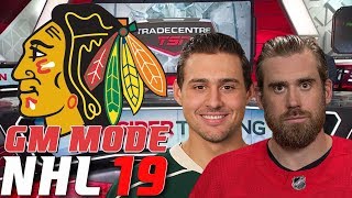 TRADE DEADLINE  NHL 19  GM Mode Commentary  Chicago ep 19 [upl. by Rasla861]