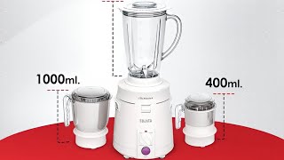 SUJATA SUPERMIX  MIXER GRINDER  POWERFULL MOTOR 900 WATTS [upl. by Aronoel]