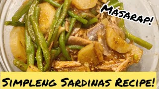 Simple Sardinas Recipe  15 Minutes Cooking  Nurse Raven Jhunffer  Ka Cravings  IlocaNurse [upl. by Worl]