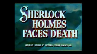 Sherlock Holmes  Colorized  Basil Rathbone  Sherlock Holmes Faces Death  Free Movie Film  1943 [upl. by Earla558]