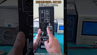 cabina amplificada BEHRINGER B212D no enciende video de su fallas y solución aquí [upl. by Bever]