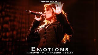 Mariah Carey  Emotions Live Instrumental w Backing Vocals Music Box Tour [upl. by Goodden]