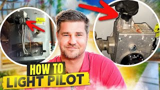 AO Smith Water Heater Thermal High Temperature Limit Switch  How to Reset and Relight Pilot [upl. by Cortie]