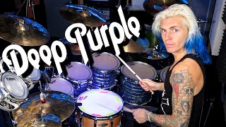 Deep Purple  Highway Star Drum Cover [upl. by Anikat256]