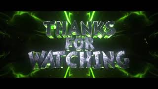 Thanks for watching outro template [upl. by Eyk]