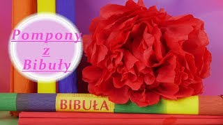 DIY • Pompony z Bibuły • Kreatywne zabawy • Tutorial [upl. by Tihw]