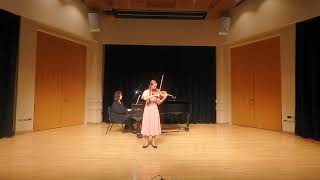 Havanaise  Concerto in E major Op 83 by SaintSaens Rachel Beck Violin [upl. by Trow]