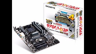 PLACA MÃE GIGABYTE GA 970A D3P NÃO DESLIGA SÓ REINICIA  SOLUÇÃO [upl. by Nolham]