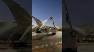 Deicing deicing aircraft airport aeroplane plane [upl. by Quillon]