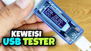 Keweisi KWSV20 USB Tester  LCD Digital Current Voltage Doctor Capacity Tester  Voltmeter Ammeter [upl. by Otte270]