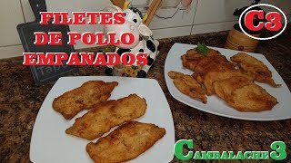 FILETES DE POLLO EMPANADOS [upl. by Radek]