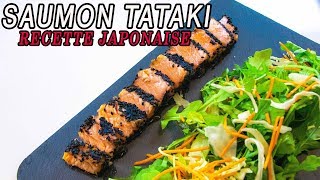 RECETTE JAPONAISE le tataki de saumon [upl. by Sergias]