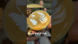 how to make latte art very easy guys 🔥 shorts [upl. by Aiselad730]