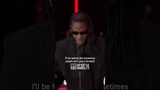 Travis Scott Celebrates His Creative Vision amp Accepts The I Am Hip Hop Award  Hip Hop Awards 24 [upl. by Cilurzo362]