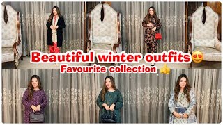 Winter Eastern Wear collection 😍How to style winter dresses 👍Style karen casual wear ko like a pro👍 [upl. by Davison]