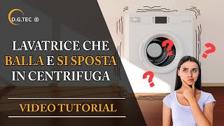 Lavatrice che balla e si sposta in centrifuga [upl. by Nissensohn376]