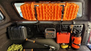 Making the BEST Molle Panels  Truck Camper Build [upl. by Sissel]