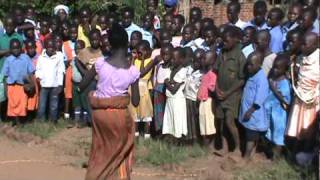 Uganda traditional dance by a young girl AMAZING [upl. by Durham]